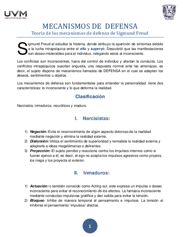 (DOC) MECANISMOS DE DEFENSA luis ton