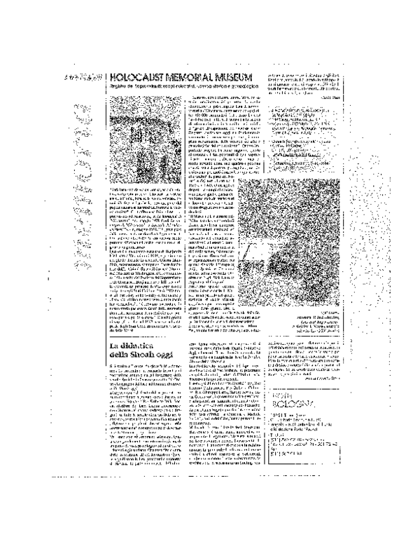 (PDF) United States Holocaust Memorial Museum | David Rini - Academia.edu