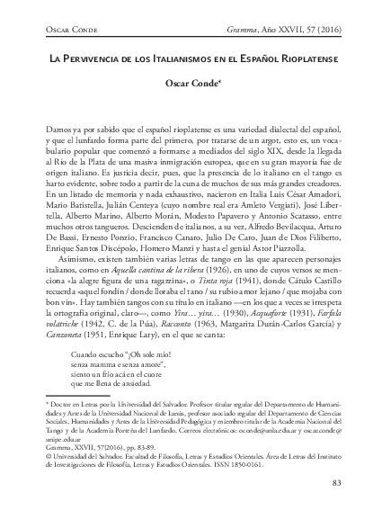 Italianismos