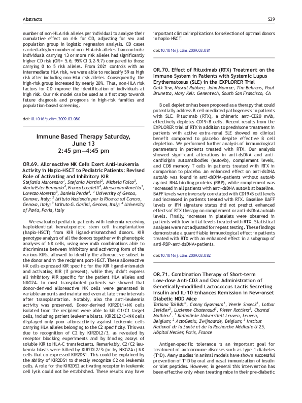 (PDF) OR.70. Effect of Rituximab (RTX) Treatment on the Immune System ...