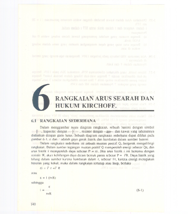 Pdf Rangkaian Arus Searah Dan Hukum Kirchoff 6 1 Rang Kalan Sederhana Rossi Faul Academia Edu