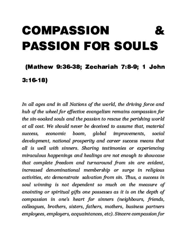 Short essay on compassion image