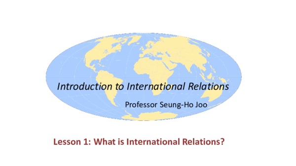 (PDF) Introduction to International Relations