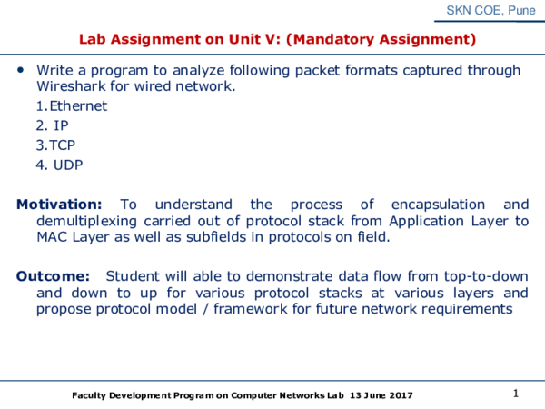 (PPT) Packet Analysis