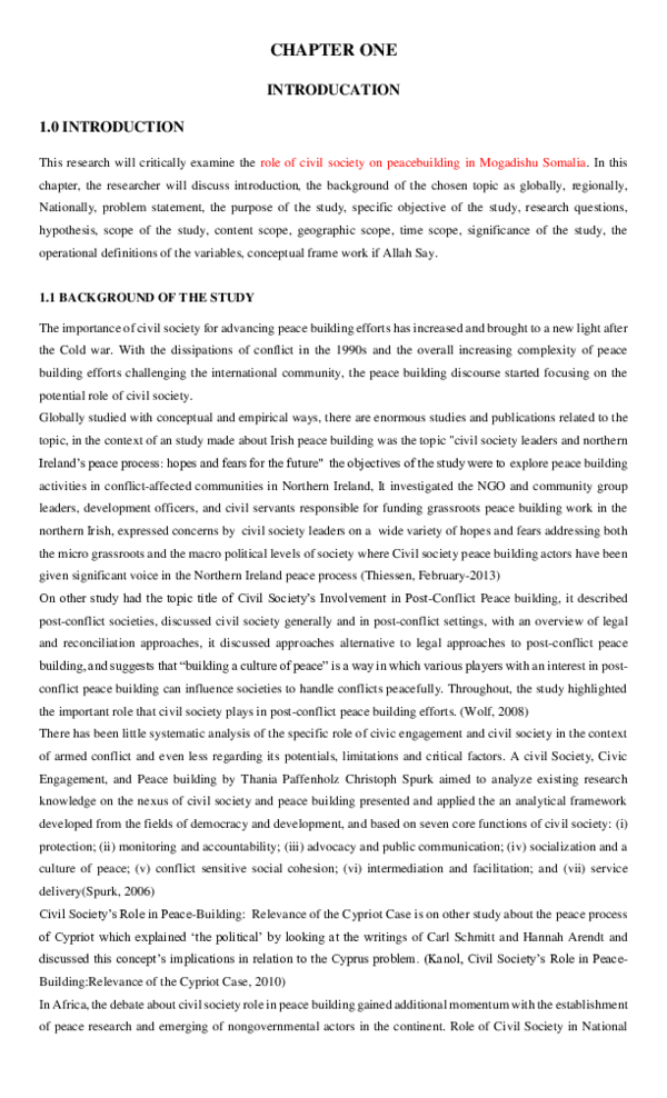 (DOC) CHAPTER ONE INTRODUCATION