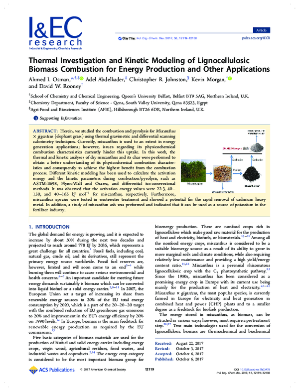 (PDF) Thermal investigation and kinetic modeling of lignocellulosic ...