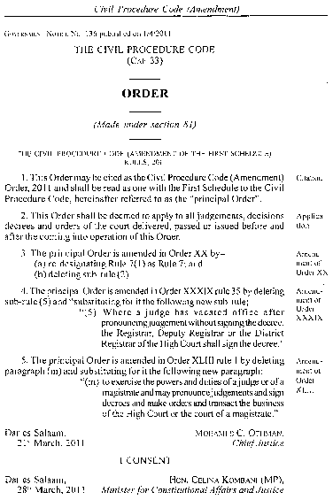 (PDF) THE CIVIL PROCEDURE CODE (CAP. 33) THE CIVIL PROCEDURE CODE ...