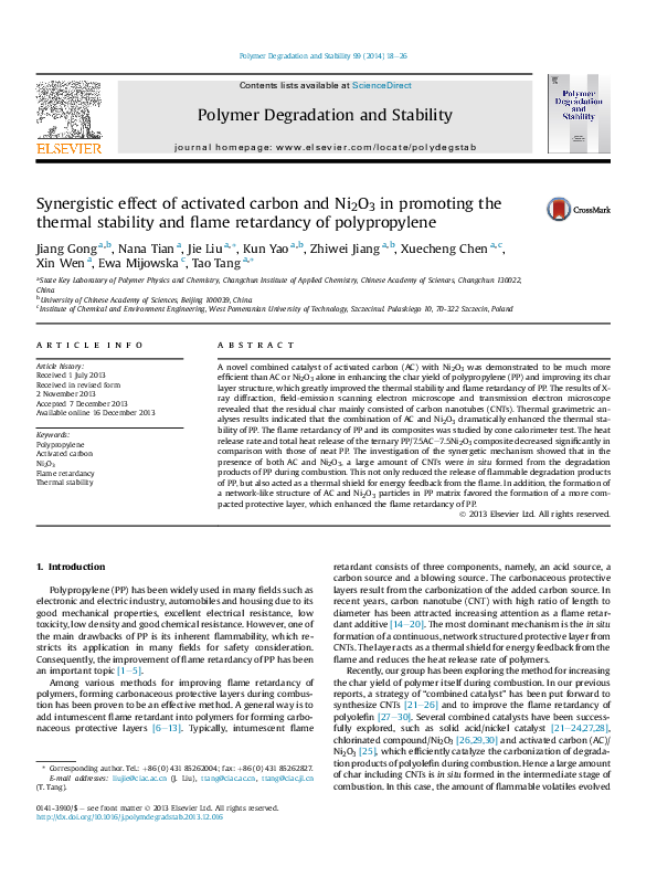 (PDF) Synergistic effect of activated carbon and Ni2O3 in promoting the ...