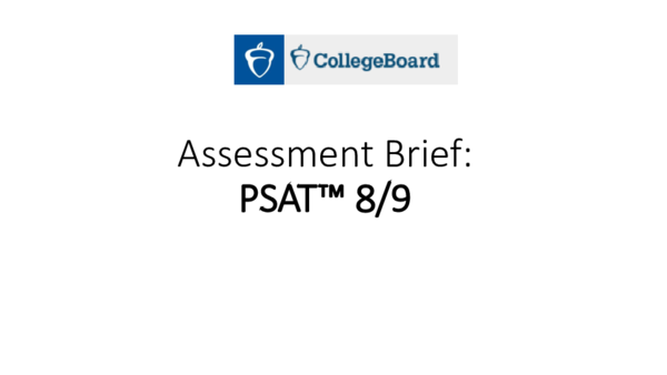 (PPT) Student Prep for PSAT 8-9 Assessment