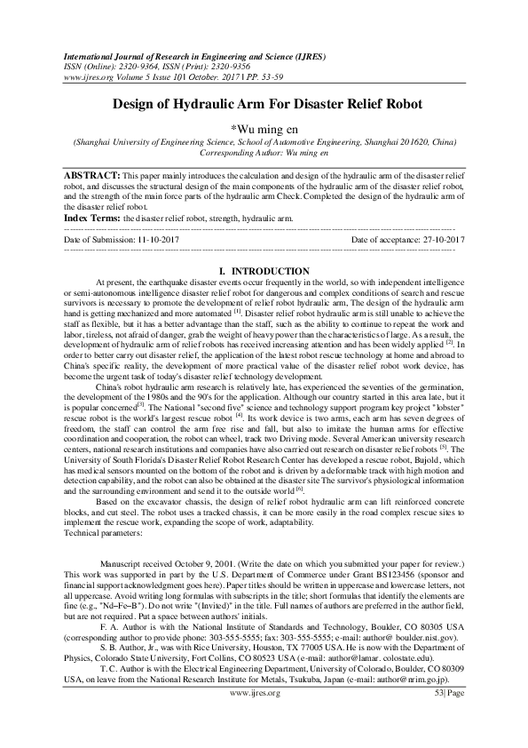 Hydraulic robot arm picture