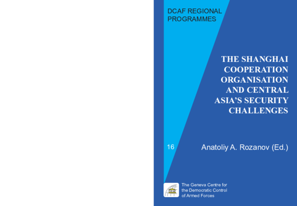 (PDF) The Shanghai Cooperation Organisation and Central Asia's Security ...