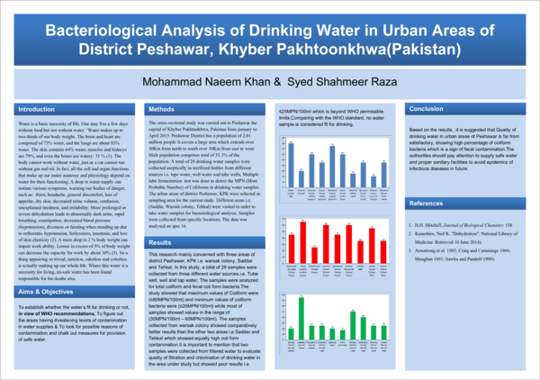 (PDF) Bacteriological Analysis of Drinking Water in Urban Areas of ...
