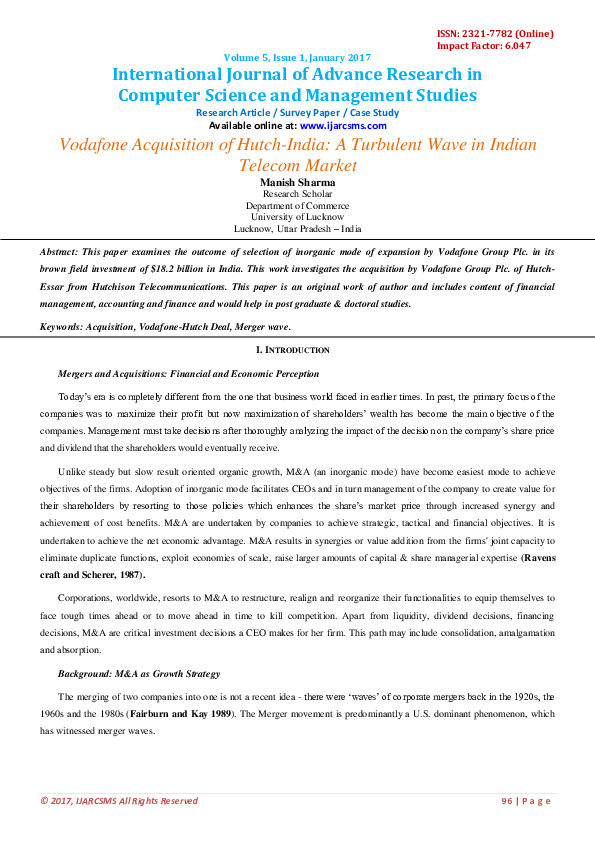 Vodafone case essay 07 image