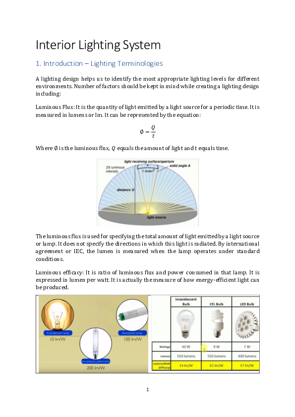 (DOC) Interior Lighting System Doula Isham Academia.edu