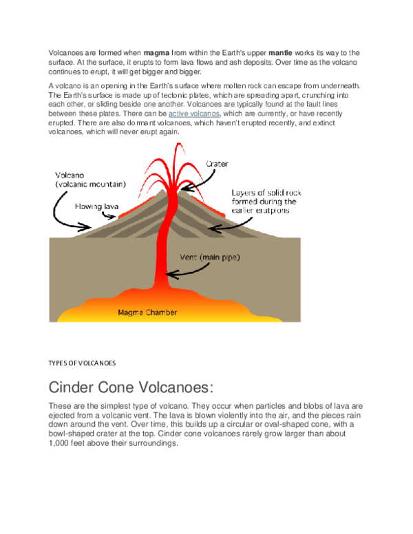 How Are Volcanoes Created Over Time