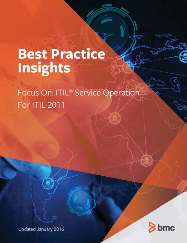 (PDF) Best Practice Insights Focus On: ITIL ® Service Operation For ITIL