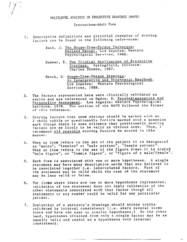 (PDF) Projective Drawings interpretation 1
