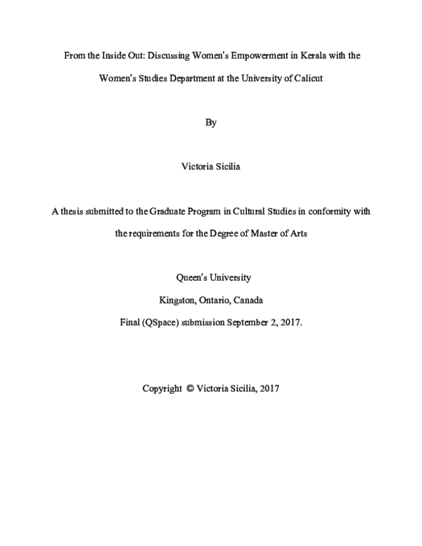 Kerala university thesis format image
