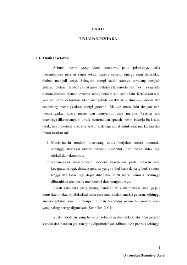 (PDF) Contoh laporan getaran mesin alvin chaeruddin