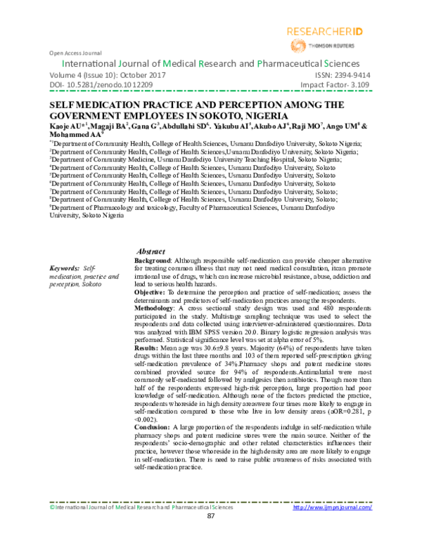 Self-medication articles image