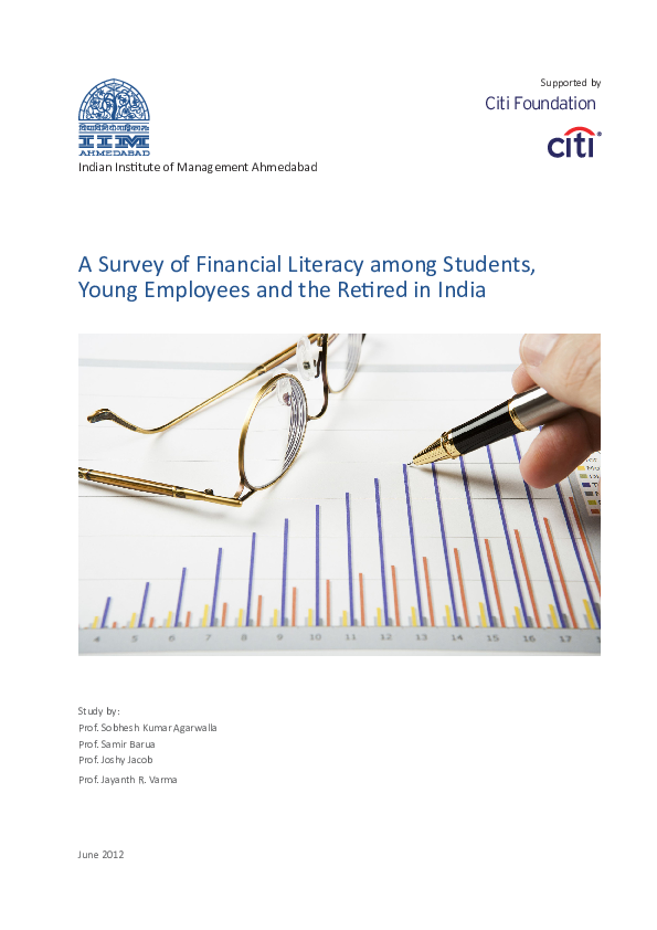 (PDF) A Survey of Financial Literacy among Students, Young Employees ...