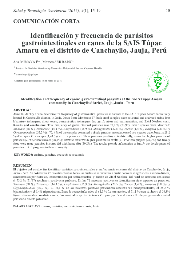 parasitos gastrointestinales pdf