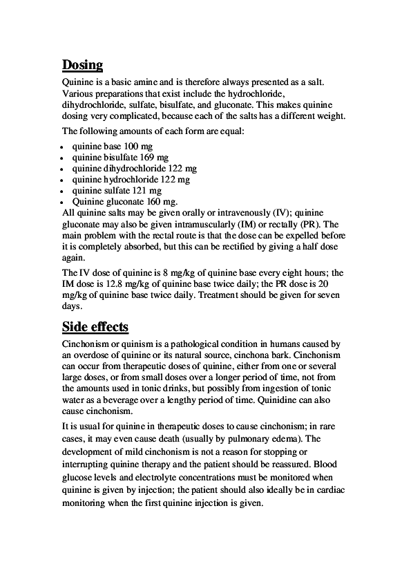 (PDF) Quinineextra(2) Taghreed Ali Academia.edu