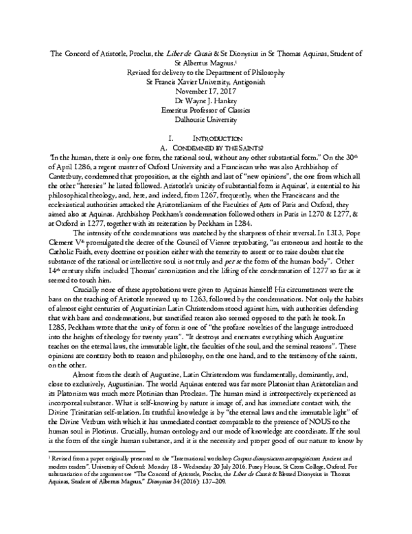 Aristotle's influence on aquinas picture