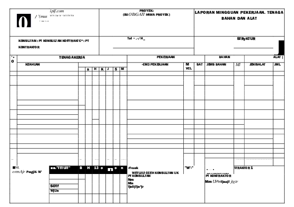 Doc Laporan Mingguan Proyek Sam Jhon Academia Edu