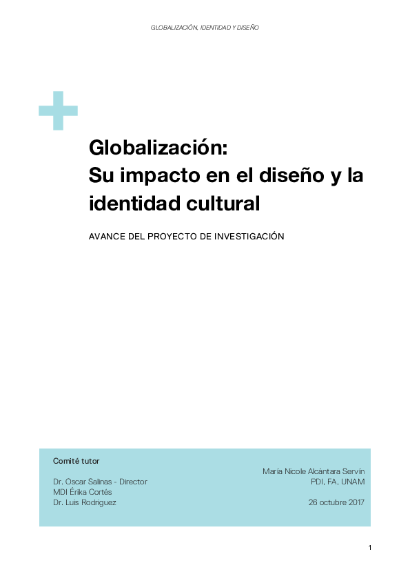 (PDF) Globalización: Su impacto en el diseño y la identidad cultural ...