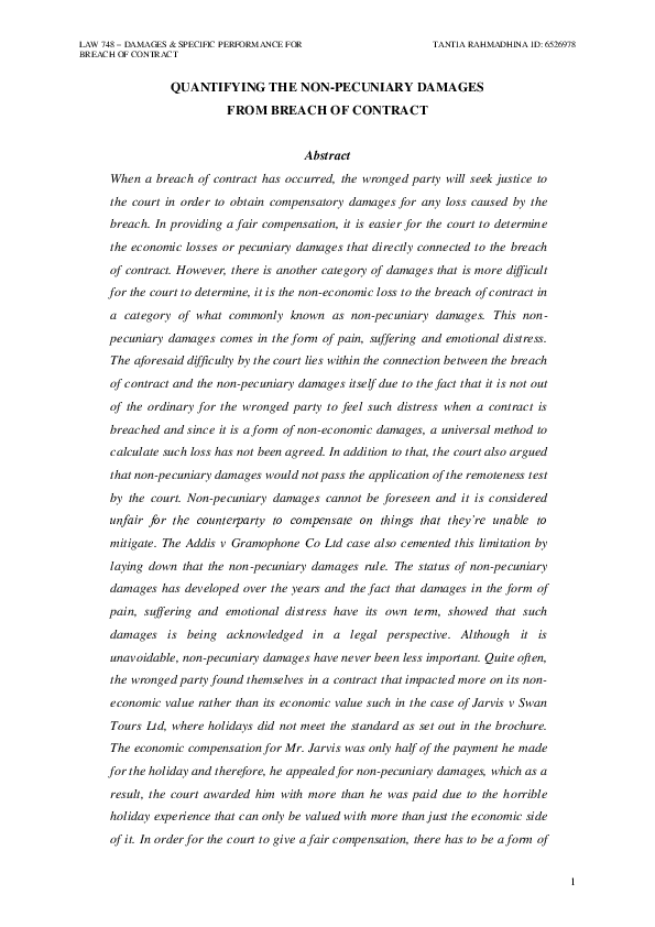 Breach of contract definition image