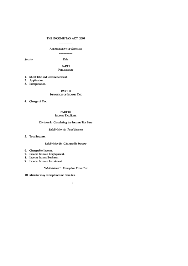 (PDF) .Tanzania Incometaxact