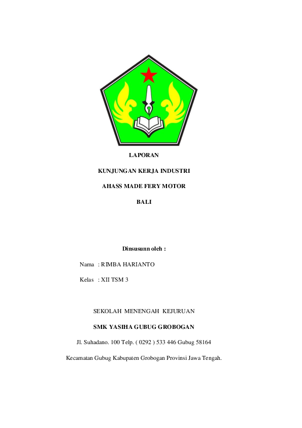 Doc Laporan Kki Bali 2017 Berkahjaya Owner Academia Edu