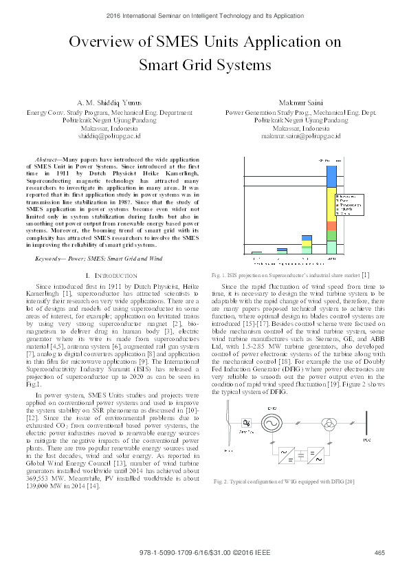 (PDF) Overview of SMES Units Application on Smart Grid Systems