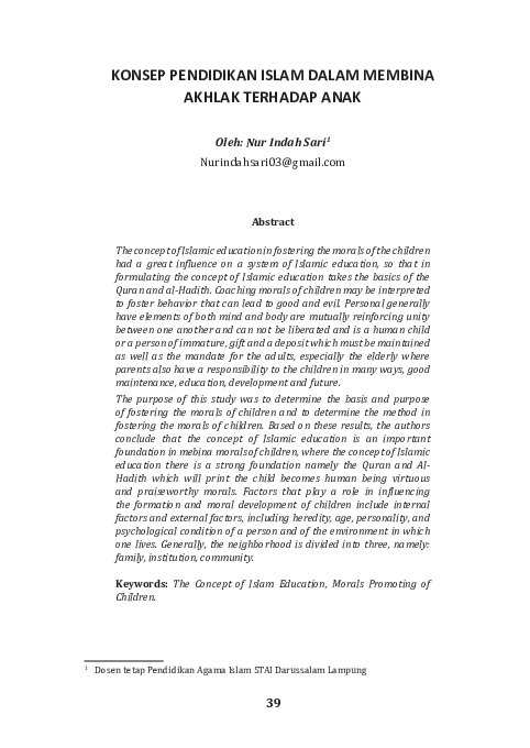 Jelaskan Apa Yang Dimaksud Dengan Konsep Pendidikan Dalam Islam
