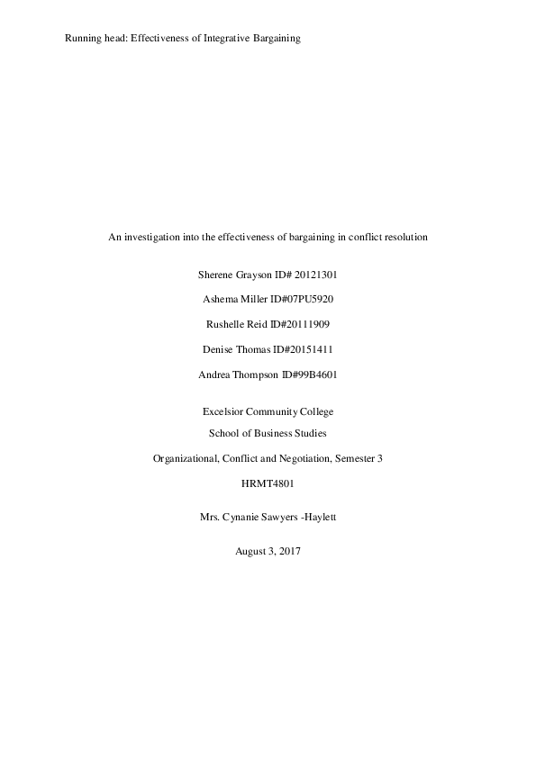 Conflict lesson plans 6th grade image