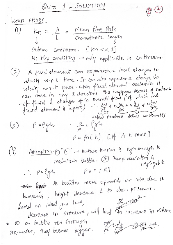 PDF) Quiz I-Original Solutions | ruthviksainath meka - Academia.edu
