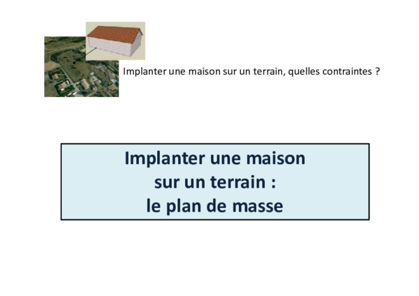 Implanter Une Maison Sur Un Terrain