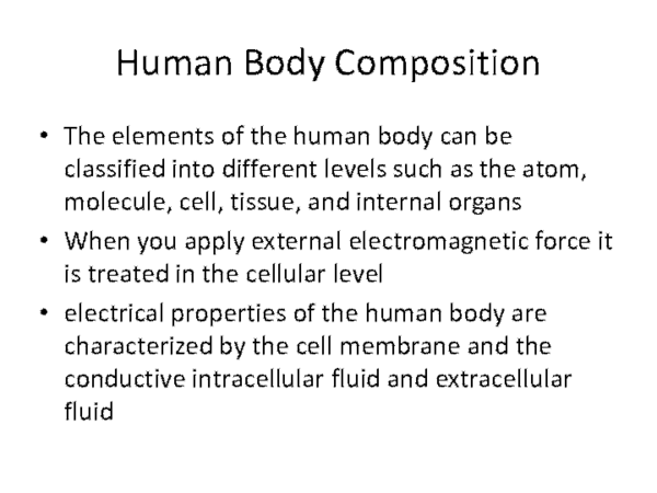 (PPT) Human Body Composition