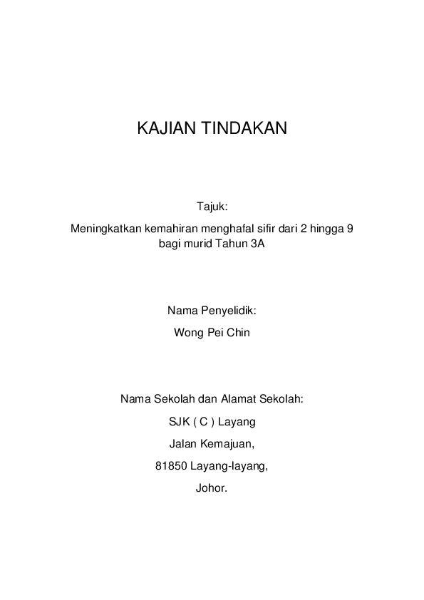 (DOC) Tajuk