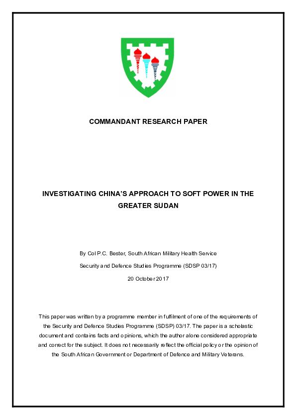 Sudan crisis pdf picture