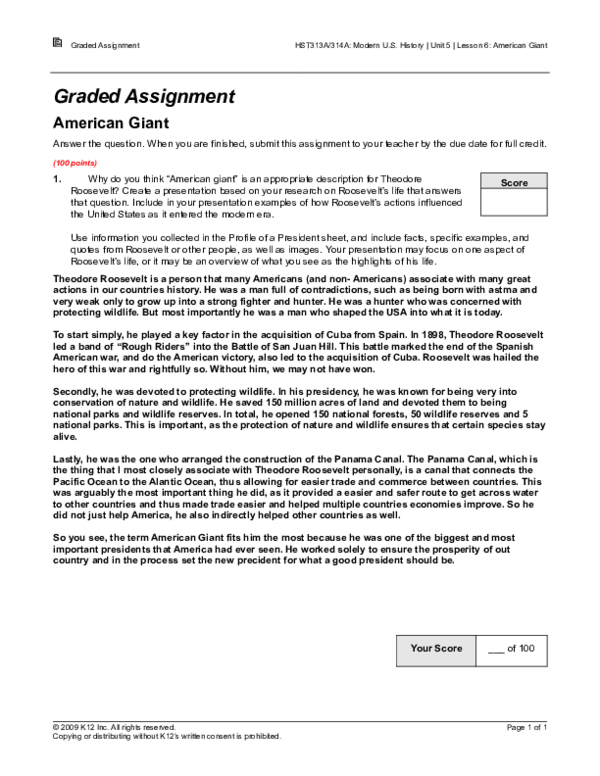 (DOC) Graded Assignment