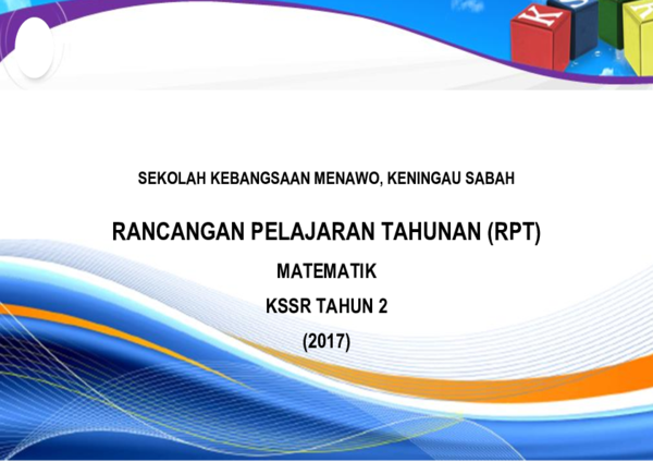 (DOC) RANCANGAN PELAJARAN TAHUNAN (RPT