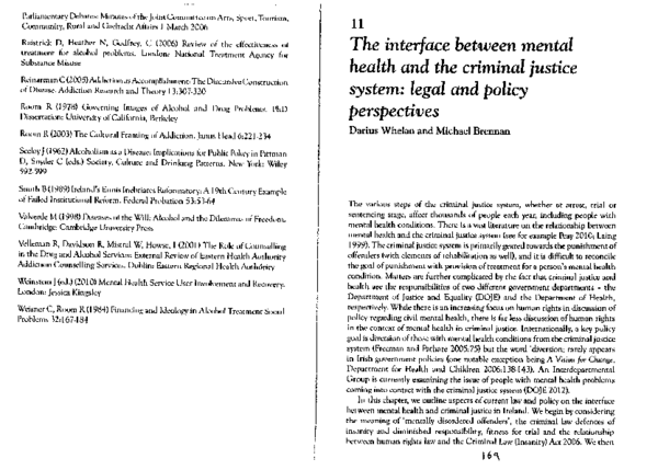 (PDF) The interface between mental health and the criminal justice ...