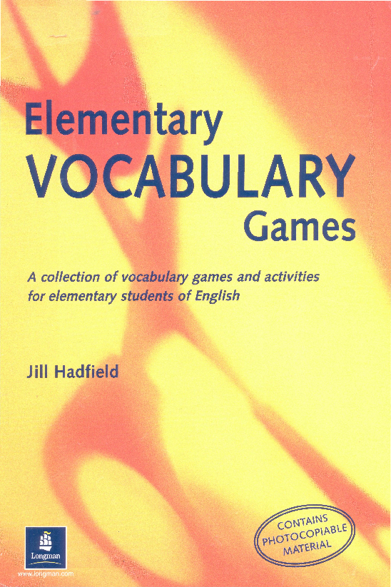 PDF Elementary Vocabulary Games Academia edu  PDF Elementary Vocabulary Games Academia edu