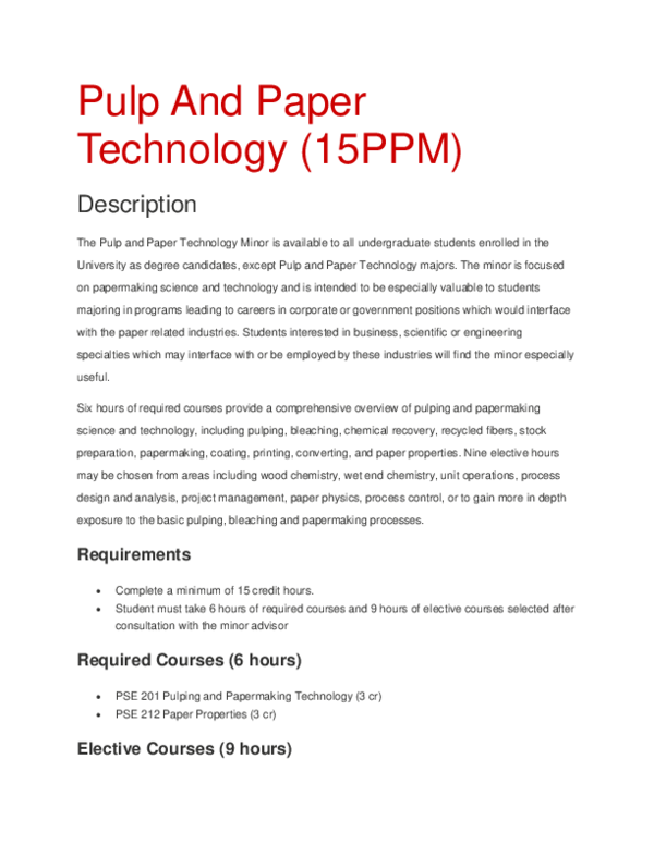 (PDF) Pulp And Paper Technology (15PPM bene risto Academia.edu