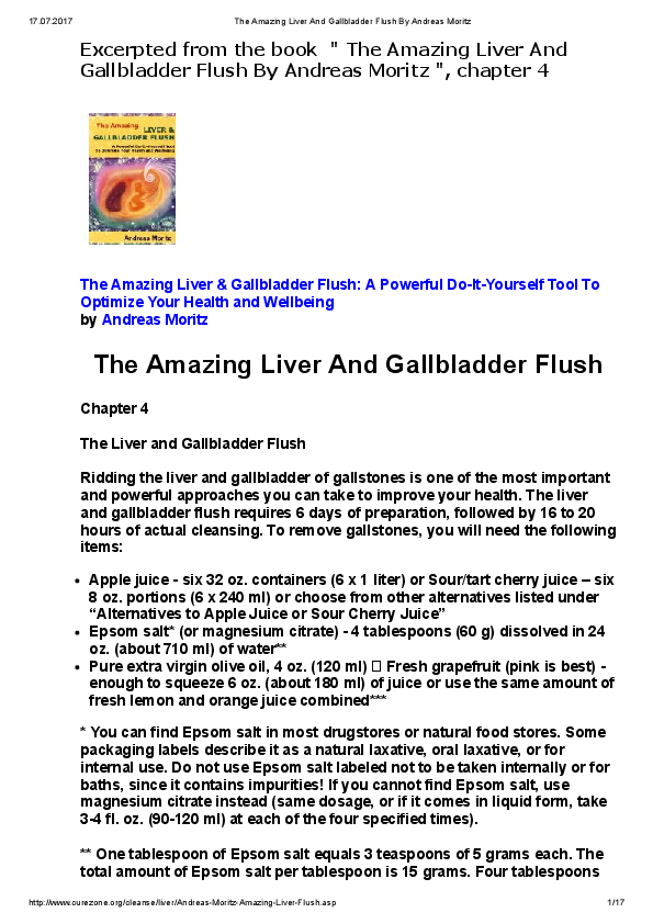 the amazing liver and gallbladder flush pdf download