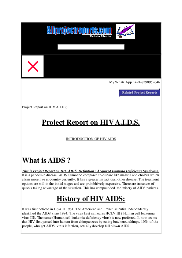 (DOC) Aids project