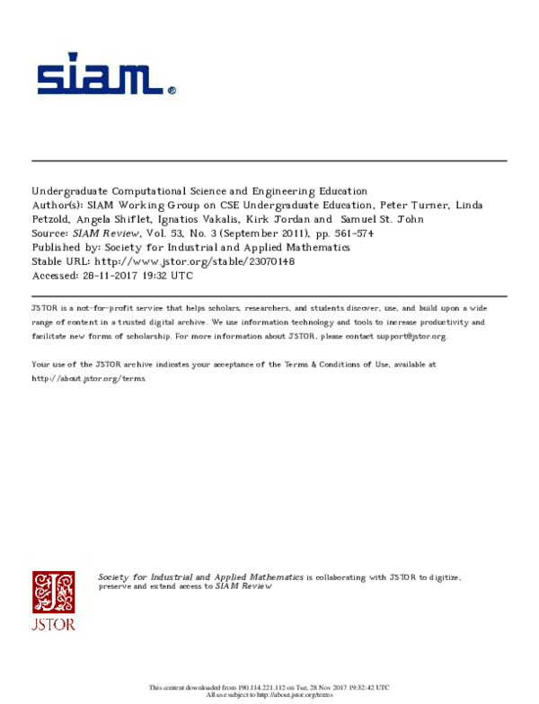 Introduction To Computational Science Shiflet Pdf