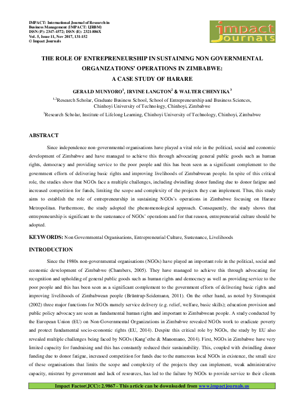 Examples of smes in zimbabwe picture